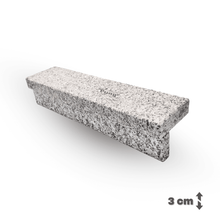 Treppen-Auftritt Blanco Cristal Novo geflammt - 3 cm Stärke - Pung Steinwerk