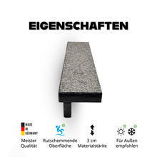 Treppen-Auftritt Impala geflammt - 3 cm Stärke - Pung Steinwerk