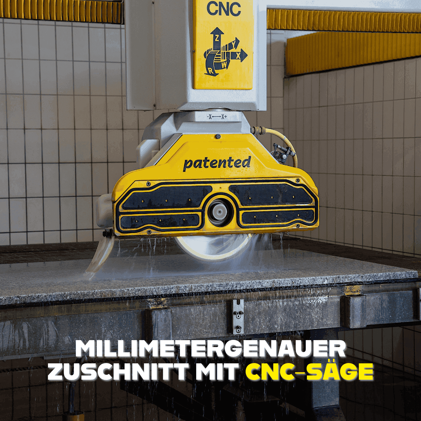 Treppen-Auftritt SSY geflammt - 3 cm Stärke - Pung Steinwerk