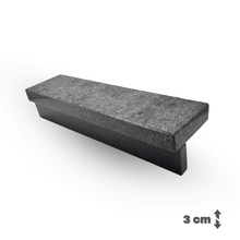 Treppen-Auftritt Nero Luanda geflammt - 3 cm Stärke - Pung Steinwerk