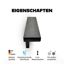 Treppen-Auftritt SSY geflammt - 3 cm Stärke - Pung Steinwerk