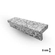 Treppen-Auftritt Serizzo geflammt - 3 cm Stärke - Pung Steinwerk