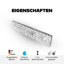 Treppen-Stoßtritt Serizzo poliert - 2 cm Stärke - Pung Steinwerk