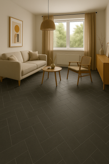 Bodenfliese - Solange Vorrat reicht - 15x60 - Bonn – 434679 Easy schwarz - Pung Steinwerk