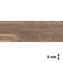 Terrassenplatte in Holzoptik 40x120 - Bonn – 430698 Brown Cherry