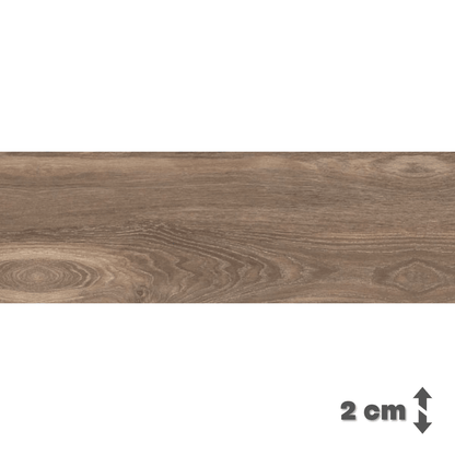 Terrassenplatte in Holzoptik 40x120 - Bonn – 430698 Brown Cherry