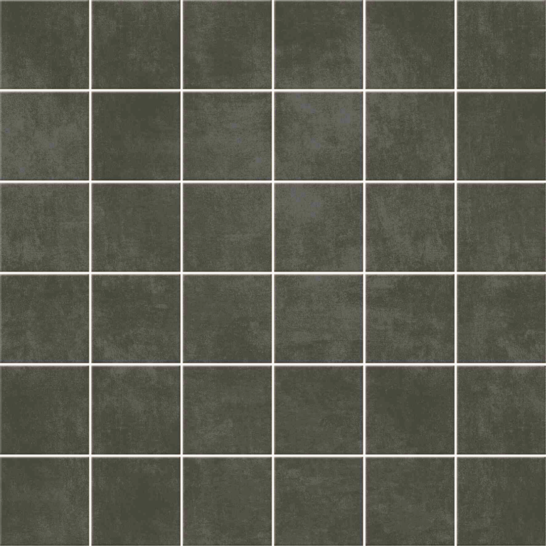 Bodenfliese PR33.M06M 5 x 5 cm - Bonn – Prime Schwarz Matt Mosaik