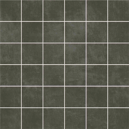 Bodenfliese PR33.M06M 5 x 5 cm - Bonn – Prime Schwarz Matt Mosaik