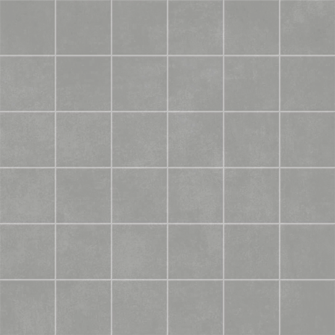 Bodenfliese PR33.M02M 5 x 5 cm - Bonn – Prime Grau Matt Mosaik