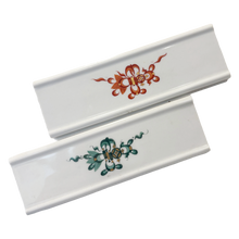 Handbemalte Meissen Porzellanbordüre 4,5 x 15 cm - Indischmalerei