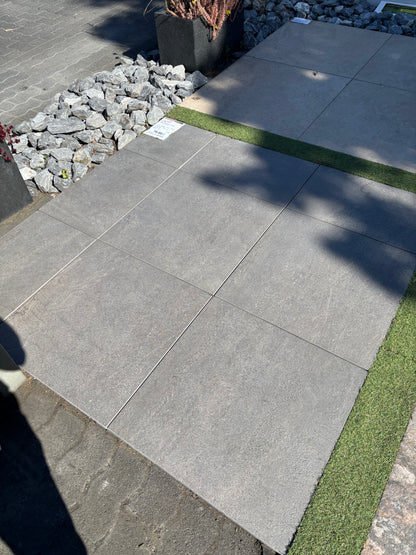 Terrassenplatte Betonoptik 60x60 – Bonn - Uptown anthrazit 2.Sorte 60-60-20