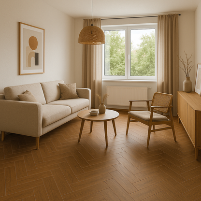 Holzoptikfliese Outlet 15x90 - Bonn – Milton Walnut - Pung Steinwerk