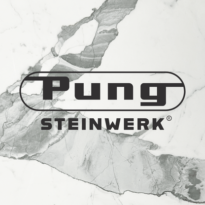 Logo von Pung Steinwerk – Ihrem Experten für maßgefertigte Natursteinprodukte wie Fensterbänke, Treppen und mehr, gefertigt in Bonn.